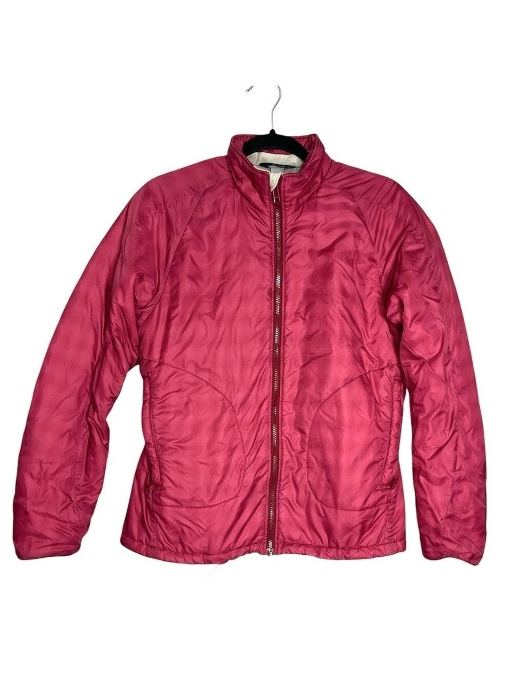 MEC Lightweight Pink/Red Berry Puffer Spring Fall Jacket, size M